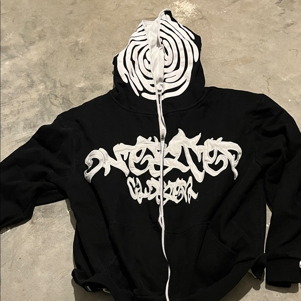 Black Graphic Hoodie